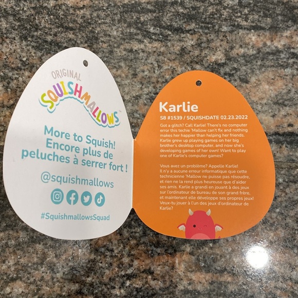 Squishmallows 8” Karli - Devil Bat - Picture 5 of 5